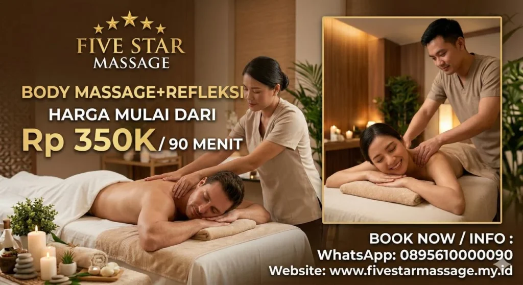 Body Massage + Reflexology di Five Star Spa Massage